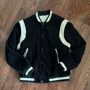 Zara Men’s Corduroy Varsity Jacket